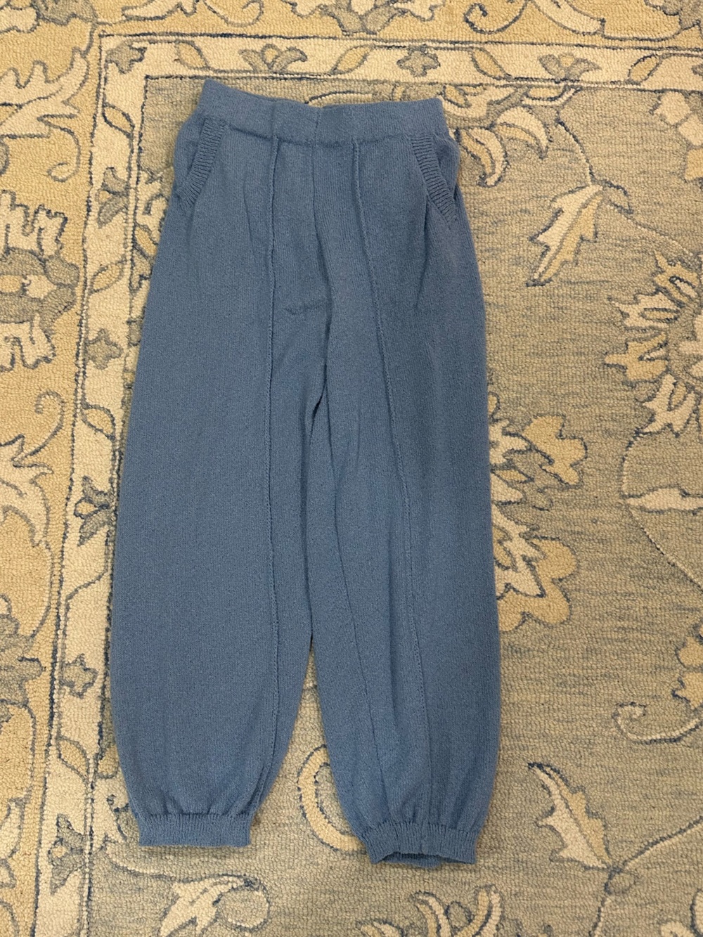 Vintage Havana Dusty Blue Knit Joggers